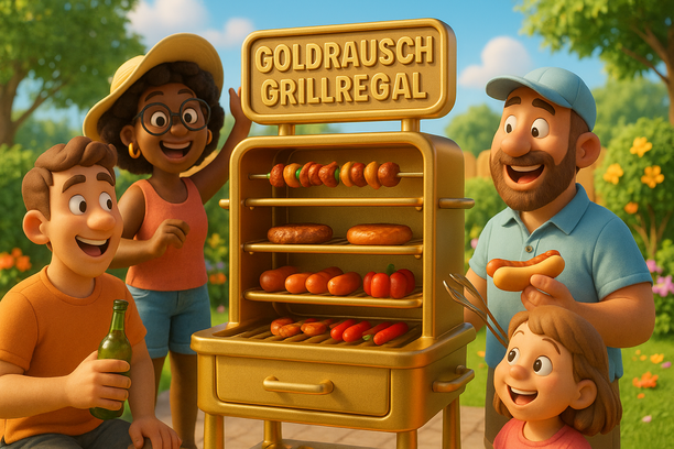 Goldrausch Grillregal – Das Highlight für deinen Sommer
